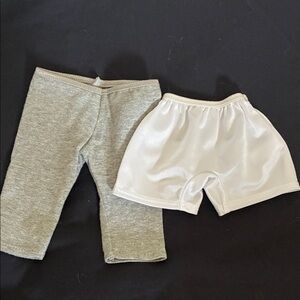 American Girl Doll Gray Leggings and undershorts